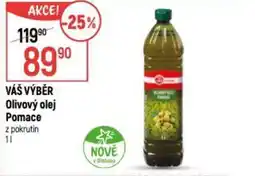 Globus VÁŠ VÝBĚR Olivový olej Pomace nabídka