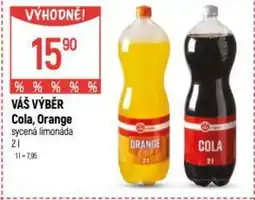 Globus VÁŠ VÝBĚR Cola, Orange nabídka