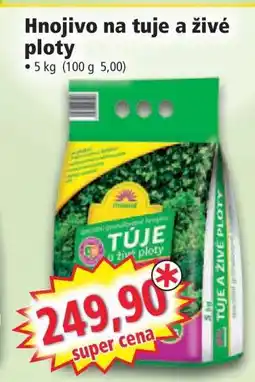 Norma Hnojivo na túje a živé ploty nabídka