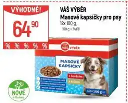 Globus VÁŠ VÝBĚR Masové kapsičky pro psy nabídka