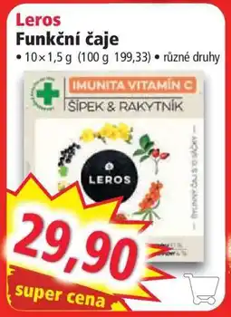 Norma Leros Funkční čaje nabídka