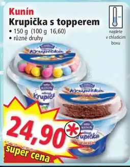 Norma Kunín Krupička s topperem nabídka