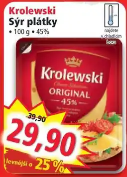 Norma Krolewski Sýr plátky nabídka