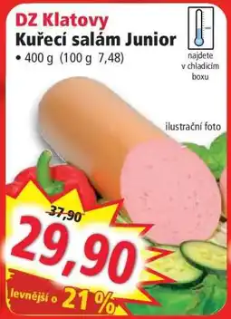 Norma DZ Klatovy Kuřecí salám Junior nabídka