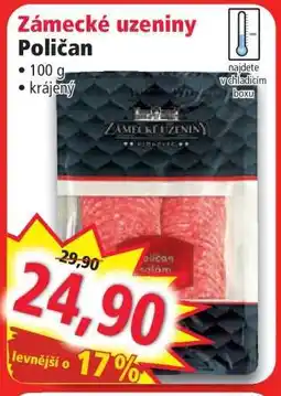 Norma Zámecké uzeniny Poličan nabídka