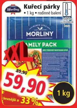 Norma Kuřecí párky nabídka