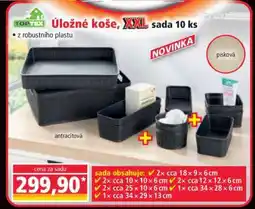 Norma Úložné koše, XXL sada 10 ks nabídka