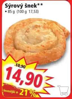 Norma Sýrový šnek nabídka