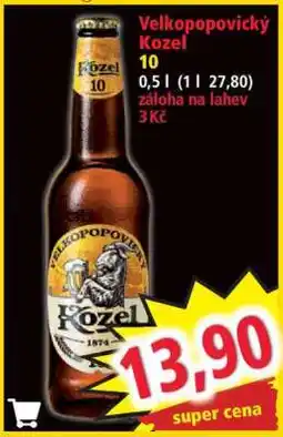 Norma Velkopopovický Kozel 10 nabídka