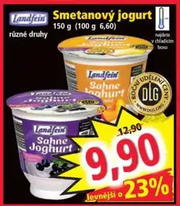 Norma Smetanový jogurt nabídka