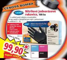 Norma Nitrilové jednorázové rukavice, 100 ks nabídka