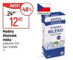 Globus MADETA Jihočeské mléko nabídka