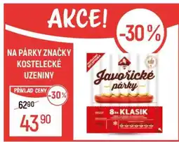 Globus Javořické párky nabídka