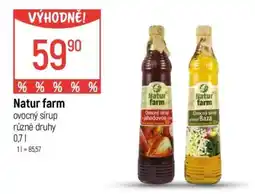Globus Natur farm ovocný sirup nabídka