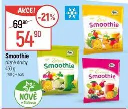 Globus Smoothie různé druhy nabídka