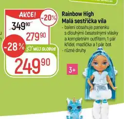 Globus Rainbow High Malá sestřička víla nabídka
