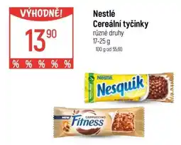 Globus Nestlé Cereální tyčinky nabídka