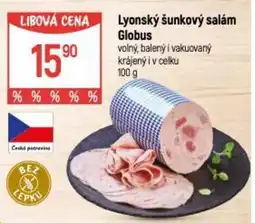Globus Lyonský šunkový salám Globus nabídka