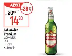 Globus Lobkowicz Premium světlý ležák 0,5 l nabídka