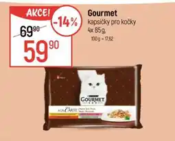 Globus Gourmet kapsičky pro kočky 4x 85g nabídka