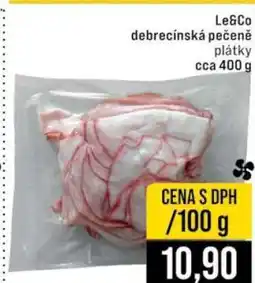 Jip Le&Co debrecínská pečeně plátky nabídka
