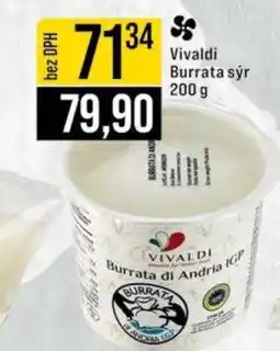 Jip Vivaldi Burrata sýr nabídka
