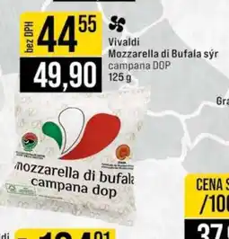 Jip Vivaldi Mozzarella di Bufala sýr campana DOP nabídka