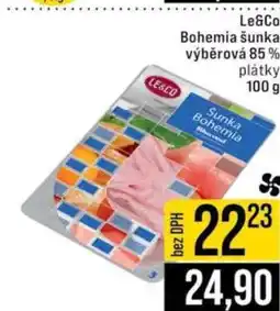 Jip Le&Co Bohemia šunka výběrová 85% plátky nabídka