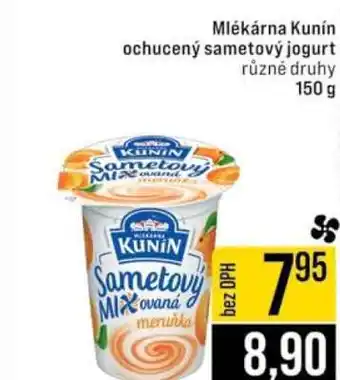 Jip Mlékárna Kunín ochucený sametový jogurt nabídka