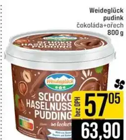 Jip Weideglück pudink čokoláda+ořech nabídka