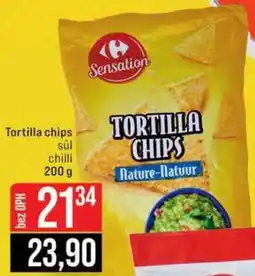 Jip Tortilla chips sůl chilli nabídka