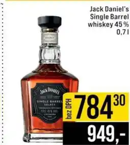Jip Jack Daniel's Single Barrel whiskey 45% 0,7 l nabídka