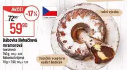 Globus Bábovka šlehačková mramorová nabídka