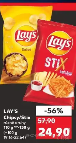 Kaufland LAY'S Chipsy/Stix nabídka