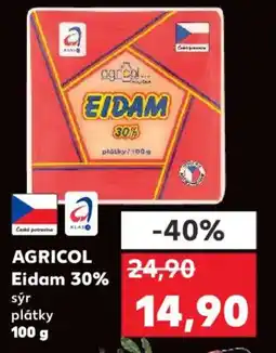 Kaufland AGRICOL Eidam 30% nabídka