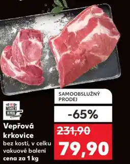 Kaufland Vepřová krkovice nabídka