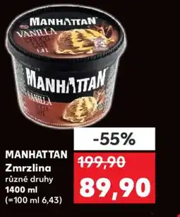Kaufland MANHATTAN Zmrzlina nabídka