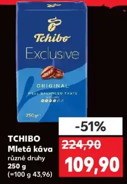 Kaufland TCHIBO Mletá káva nabídka