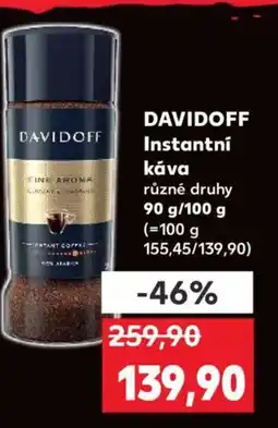 Kaufland DAVIDOFF Instantní Κάva nabídka