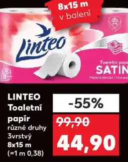 Kaufland LINTEO Toaletní papír nabídka