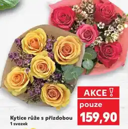 Kaufland Kytice růže s přízdobou nabídka