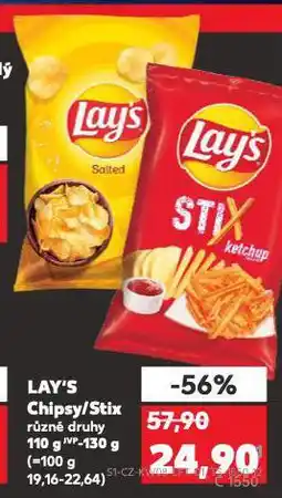 Kaufland Lay's stix nabídka