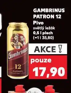 Kaufland Pivo gambrinus nabídka