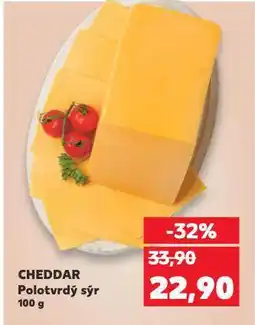 Kaufland Cheddar sýr nabídka