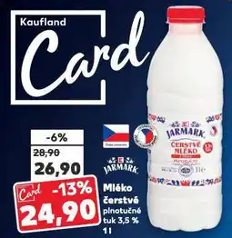 Kaufland Čerstvé mléko nabídka