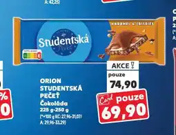 Kaufland Orion studentská pečeť nabídka