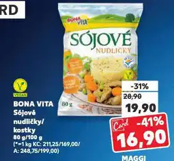 Kaufland Bona vita sójové kostky nabídka