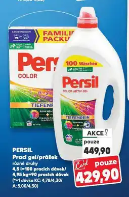 Kaufland Persil prací gel nabídka