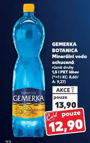Kaufland Gemerka botanica nabídka