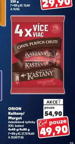 Kaufland Orion kaštany nabídka